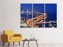 Laden Sie das Bild in den Galerie-Viewer, Leinwandbild 3-teilig Busan Südkorea