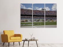 Laden Sie das Bild in den Galerie-Viewer, Leinwandbild 3-teilig In Nascar