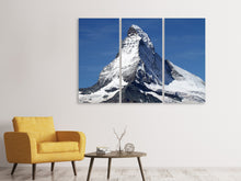 Laden Sie das Bild in den Galerie-Viewer, Leinwandbild 3-teilig Matterhorn Schweiz