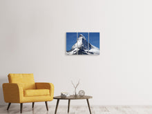 Laden Sie das Bild in den Galerie-Viewer, Leinwandbild 3-teilig Matterhorn Schweiz