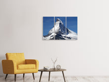 Laden Sie das Bild in den Galerie-Viewer, Leinwandbild 3-teilig Matterhorn Schweiz