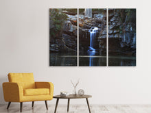 Laden Sie das Bild in den Galerie-Viewer, Leinwandbild 3-teilig Oase der Ruhe