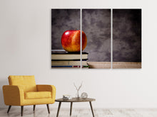 Laden Sie das Bild in den Galerie-Viewer, Leinwandbild 3-teilig Der Apfel