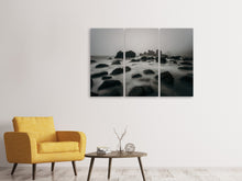 Laden Sie das Bild in den Galerie-Viewer, Leinwandbild 3-teilig Inspiration Meer