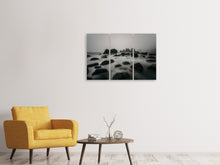 Laden Sie das Bild in den Galerie-Viewer, Leinwandbild 3-teilig Inspiration Meer