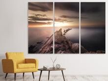 Laden Sie das Bild in den Galerie-Viewer, Leinwandbild 3-teilig Mythologie Meer