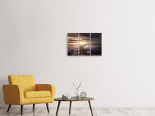 Laden Sie das Bild in den Galerie-Viewer, Leinwandbild 3-teilig Mythologie Meer