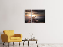 Laden Sie das Bild in den Galerie-Viewer, Leinwandbild 3-teilig Mythologie Meer