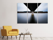 Laden Sie das Bild in den Galerie-Viewer, Leinwandbild 3-teilig An der langen Brücke