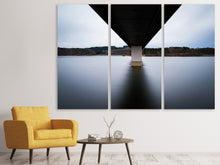 Laden Sie das Bild in den Galerie-Viewer, Leinwandbild 3-teilig An der langen Brücke
