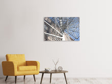 Laden Sie das Bild in den Galerie-Viewer, Leinwandbild 3-teilig Wendeltreppe aus Metall