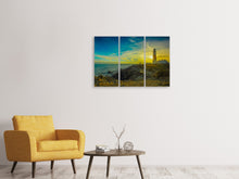 Laden Sie das Bild in den Galerie-Viewer, Leinwandbild 3-teilig Leuchtturm in Portland