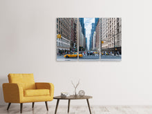 Laden Sie das Bild in den Galerie-Viewer, Leinwandbild 3-teilig Mitten in Manhattan