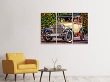 Laden Sie das Bild in den Galerie-Viewer, Leinwandbild 3-teilig Gepflegter Oldtimer