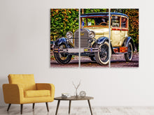 Laden Sie das Bild in den Galerie-Viewer, Leinwandbild 3-teilig Gepflegter Oldtimer