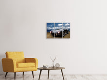 Laden Sie das Bild in den Galerie-Viewer, Leinwandbild 3-teilig Traum Oldtimer