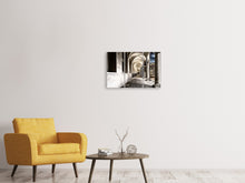 Laden Sie das Bild in den Galerie-Viewer, Leinwandbild 3-teilig Barocker Gang
