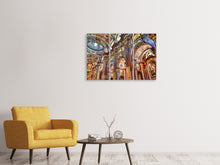 Laden Sie das Bild in den Galerie-Viewer, Leinwandbild 3-teilig Barocke Kirche