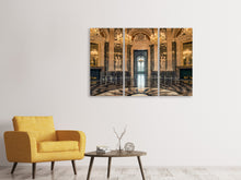 Laden Sie das Bild in den Galerie-Viewer, Leinwandbild 3-teilig Barocker Saal
