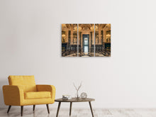 Laden Sie das Bild in den Galerie-Viewer, Leinwandbild 3-teilig Barocker Saal