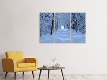 Laden Sie das Bild in den Galerie-Viewer, Leinwandbild 3-teilig Endlich Winter
