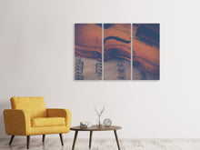 Laden Sie das Bild in den Galerie-Viewer, Leinwandbild 3-teilig Alte Violine