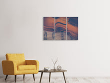 Laden Sie das Bild in den Galerie-Viewer, Leinwandbild 3-teilig Alte Violine