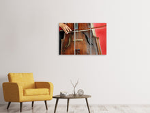 Laden Sie das Bild in den Galerie-Viewer, Leinwandbild 3-teilig Das Cello