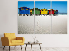 Laden Sie das Bild in den Galerie-Viewer, Leinwandbild 3-teilig Muizenberg Kapstadt