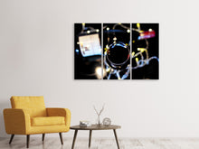 Laden Sie das Bild in den Galerie-Viewer, Leinwandbild 3-teilig Stimmungsvoller Rotwein