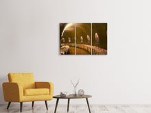 Laden Sie das Bild in den Galerie-Viewer, Leinwandbild 3-teilig Im Weinkeller
