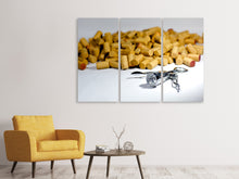Laden Sie das Bild in den Galerie-Viewer, Leinwandbild 3-teilig Weinkorken Sammlung
