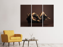 Laden Sie das Bild in den Galerie-Viewer, Leinwandbild 3-teilig Kunst auf dem Körper