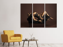 Laden Sie das Bild in den Galerie-Viewer, Leinwandbild 3-teilig Kunst auf dem Körper