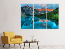 Laden Sie das Bild in den Galerie-Viewer, Leinwandbild 3-teilig Alberta Kanada
