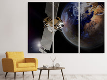 Laden Sie das Bild in den Galerie-Viewer, Leinwandbild 3-teilig Mars Mission