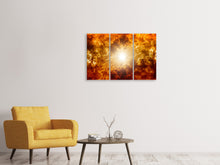 Laden Sie das Bild in den Galerie-Viewer, Leinwandbild 3-teilig Inspiration Himmel