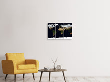 Laden Sie das Bild in den Galerie-Viewer, Leinwandbild 3-teilig Kunstvolle Landkarte
