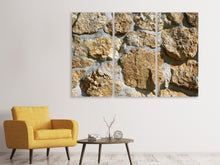 Laden Sie das Bild in den Galerie-Viewer, Leinwandbild 3-teilig XL Steine
