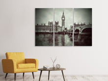 Laden Sie das Bild in den Galerie-Viewer, Leinwandbild 3-teilig London sw