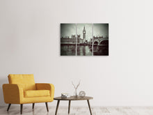Laden Sie das Bild in den Galerie-Viewer, Leinwandbild 3-teilig London sw