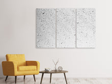Laden Sie das Bild in den Galerie-Viewer, Leinwandbild 3-teilig Regen an der Wand
