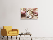 Laden Sie das Bild in den Galerie-Viewer, Leinwandbild 3-teilig Ich liebe dich