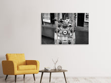 Laden Sie das Bild in den Galerie-Viewer, Leinwandbild 3-teilig Retro Motorroller