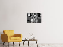 Laden Sie das Bild in den Galerie-Viewer, Leinwandbild 3-teilig Retro Motorroller