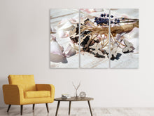 Laden Sie das Bild in den Galerie-Viewer, Leinwandbild 3-teilig Ein Strauss Schmetterlinge