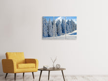 Laden Sie das Bild in den Galerie-Viewer, Leinwandbild 3-teilig Schöne Winterlandschaft
