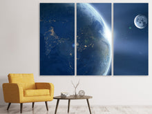 Laden Sie das Bild in den Galerie-Viewer, Leinwandbild 3-teilig Fantastische Erde