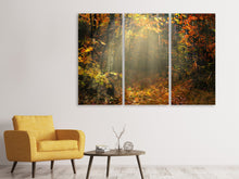 Laden Sie das Bild in den Galerie-Viewer, Leinwandbild 3-teilig Wir lieben Herbst