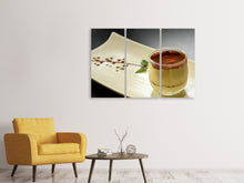 Laden Sie das Bild in den Galerie-Viewer, Leinwandbild 3-teilig Dessert Tiramisu